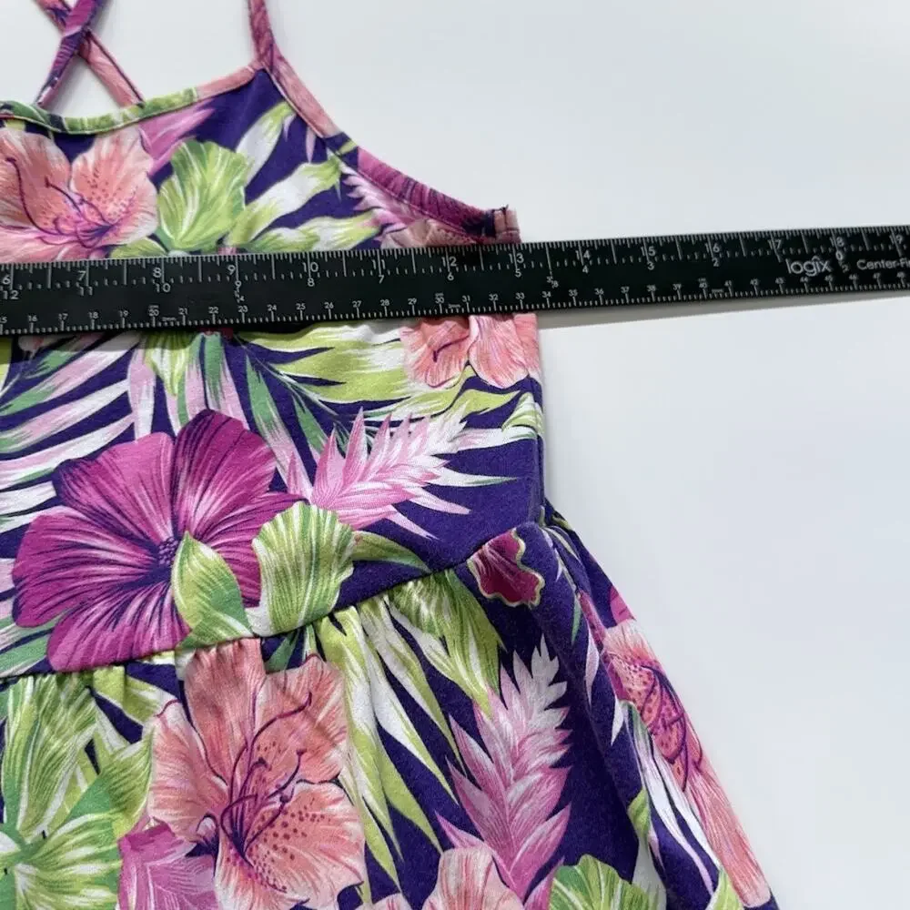The Children's Place Dress Girls Large 10/12 Floral Sleeveless Summer Sundress - Picture 7 of 7